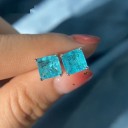 Naisten nappikorvakorut zirkonilla G965 3