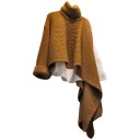 Naisten neulottu poncho 3