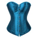 Naisten olkaimeton korsetti Yksivärinen O-mallinen pääntie Edestä suljettava Polyesteri Spandex Tyylikäs istuva toppi 16