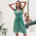 Naisten pilkullinen mekko A2682 2