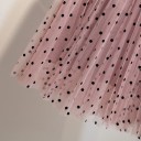 Naisten pinkki pilkullinen tyllihame 4
