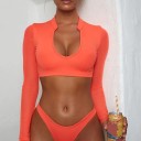 Naisten pitkähihainen bikini P623 1