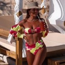 Naisten pitkähihainen bikini P987 3