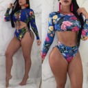 Naisten pitkähihainen bikini P997 1