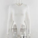 Naisten pitkähihainen body B707 3