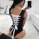 Naisten pitsibodyt nauhoilla 3