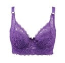 Naisten pitsinen rintaliivi nauhalla Leveä pitsireuna kupin alla Leveät pitsiset olkaimet Hakaskiinnitys Nylon ja spandex 9
