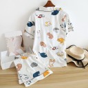 Naisten pyjama kissoilla P2722 1
