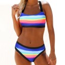 Naisten raidallinen bikini P1105 2