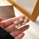 Naisten roikkuvat korvakorut karhuilla G1486 8