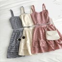 Naisten ruudullinen crop toppi ja hame 1
