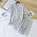Naisten ruudullinen pyjama P2591 3