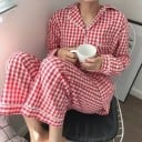 Naisten ruudullinen pyjama P2662 2