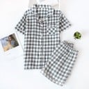 Naisten ruudullinen pyjama P2705 1