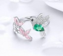 Naisten sormus kolibrilla D1461 2