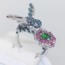 Naisten sormus kolibrilla D2919 3