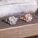 Naisten sormus kukalla D1569 4