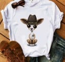 Naisten t-paita, jossa on chihuahua-kuvio 6