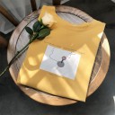Naisten t-paita, jossa on printti A996 6