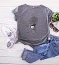 Naisten t-paita, jossa printti B355 7