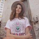 Naisten t-paita, jossa printti B367 2