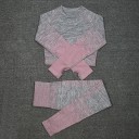 Naisten urheilullinen crop toppi ja leggingsit B1174 8