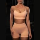 Naisten urheilullinen crop-toppi ja -shortsit 5