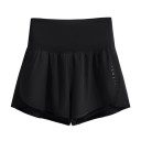 Naisten urheilushortsit Korkea vyötärö Taskuilla Yksivärinen Polyesteri Spandex Elastiset toiminnalliset shortsit juoksuun ja kuntoiluun 4