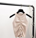 Naisten vetoketjullinen crop-toppi 10