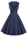 Naisten vintage-mekko, jossa on pilkkuja 6