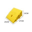 Nájezdová rampa PVC 27×25×13 cm protiskluzová lišta pro vysoké prahy a příjezdové cesty pro auta a vozíky 3