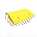 Nájezdová rampa PVC 50×13×4 cm protiskluzová lišta pro překonání prahů a nerovností pro auta, vozíky a robotické vysavače 3