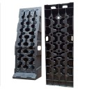 Nájezdové servisní rampy pod auto pár na zvednutí vozu při údržbě zdvih 17,5 cm plast PP protiskluzové 90 x 28 x 22 cm černé 2