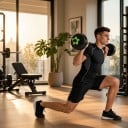 Nakładane hantle 30 kg zestaw hantli i dużej sztangi z prostą i zakrzywioną rurą talerze 1,5 kg 2 kg i 2,5 kg czarno-zielone do ćwiczeń w domu 2