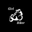 Naklejka na samochód Girl Biker 4