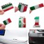 Naklejka samochodowa z flagą Włoch 1
