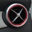 Nalepovací kroužky na klimatizaci pro Mercedes 5 ks 6