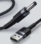 Napájací USB kábel DC 3.5 mm 1 m 1