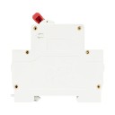 Napelem működő miniatűr megszakító DC 2P 16 A 250 V 77 x 35 mm Fotovoltaikus MCB EACBDC-63 túlterhelés és rövidzárlat elleni védelem egyenáramú hálózatokhoz 4