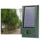 Napelemes ultrahangos galambriasztó LED lámpával, IP58 vízálló, villogó elektronikus madárriasztó, kerti kártevőirtás 2