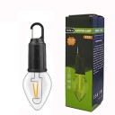 Napenergia LED kempinglámpa akasztóval 180 mm USB-C töltés IPX4 vízálló hordozható lámpa kültéri használatra 1