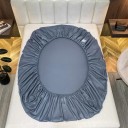 Napínací prostěradlo s gumou 400 TC rozměr 140 x 190 cm Jednobarevné hladké prostěradlo příjemné na dotek Pro matrace do 30 cm 7