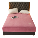 Napínacie elastické flanelové prestieradlo 150 x 200 cm, Hladké mäkké teplé prestieradlo, drží na mieste 8