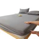 Napínacie prostěradlo 100 x 200 x 20 cm Elastické prostěradlo na matraci Bavlna polyester Protiskluzové s gumou po obvode Jednobarevné 11