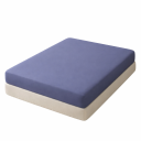 Napínacie prostěradlo King size 193 × 203 × 35 cm Bavlnené elastické prostredlo s gumou Farebné prostredlo na matrac 1