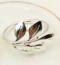 Napkin Rings with Leaves 6 pcs 1