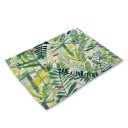 Napperons avec des plantes peintes 21