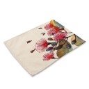 Napperons avec des plantes peintes 5