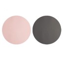 Napperons bicolores en simili cuir 7
