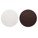 Napperons bicolores en simili cuir 8